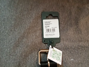 Schwarzes Lederhalsband für Hunde   nagelneu   Bild 2