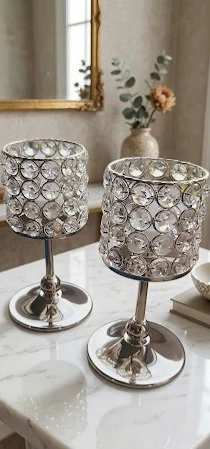 Eleganter Kerzenständer als Wohnaccessoire