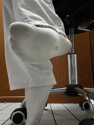 Getragene Socken von Krankenschwester 