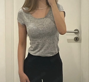 Graues Basic Tshirt XS super Zustand