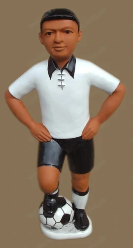 Fußballer als Dachfigur, Dachschmuck-Figur-Fußballer, Firstfigur Bild 7