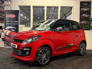 Ligier JS 50 JS50L LONG Red on Black Mopedauto Microcar 45 KM