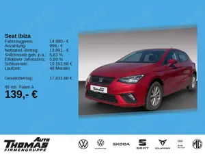 SEAT Ibiza Style 1.0 TSI DSG+LED+PDC+GRA+NAVI