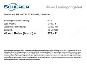 SEAT Arona SEAT Arona FR 1.0 TSI 85 kW (116 PS) 7-Gan Bild 2