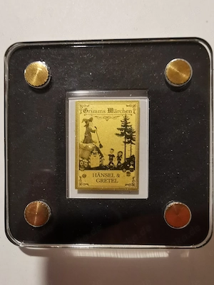 Grimms Märchen 1 "Hänsel & Gretel" 1 500 oz 999er Feingold