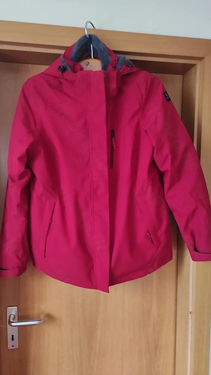 Jacke, Dunkelrot, Gr 40, mit Kautze, 