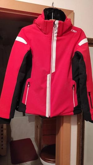Jacke, Rot, Weiss, Schwarz, Gr 38,