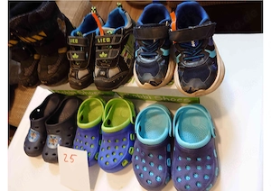 6 Paar Kinder-Schuhe Größe 25   starkes Bundle