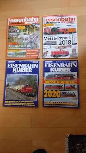 Eisenbahnhefte zu verschenken