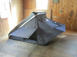 Hartschalen-Autodachzelt 140cm x 215cm ABS schwarz   grau Öffnung automatisch
