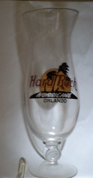 Hard Rock Cafe ORLANDO Hurricane Glas original, NEU, UNBENUTZT, RETRO 1994, selten rar, Sammlerstück