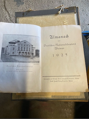 Ulmanach des deutschen Nationaltheater Weimar 1925