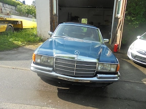 Mercedes 116 SEL 280 Bj 3 1977 Km 176 stand immerr in dern Garage und wurde ab und z 5 Gang Schalter