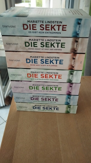 Buch-Serie die Sekte, alle Ausgaben 