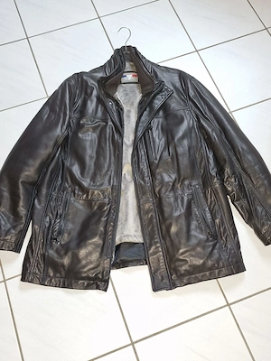 Pierre Cardin Lederjacke schwarz
