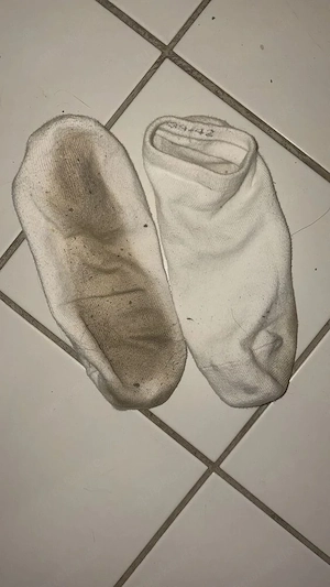 lang getragene socken zu verkaufen  Bild 2