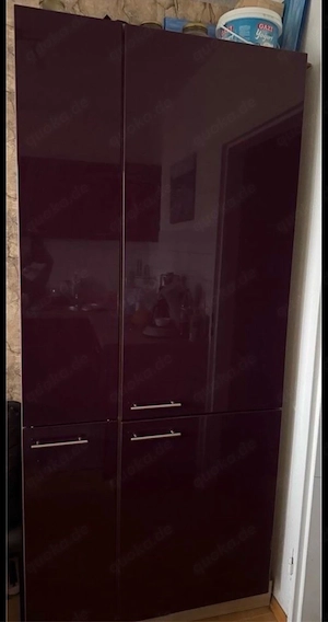 Express Küchen (NolteGroup)Einbauküche Hochglanz Bordeaux inkl. Bild 5