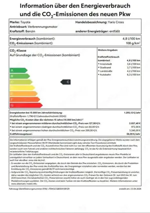 Toyota Yaris Cross 1.5l Hybrid Style+ / 1,99% Aktion Bild 2