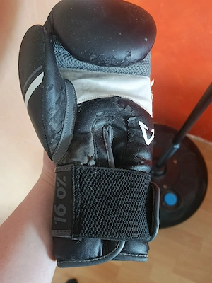 Boxsack mit Handschuhen  Bild 5