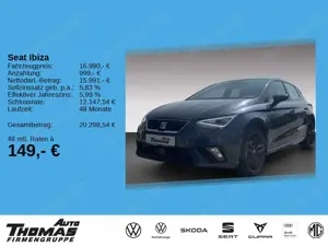 SEAT Ibiza FR Pro Black Edition 1.0 TSI LED+NAVI+ACC
