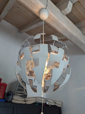 Ikea PS 2014 Hängeleuchte, weiß silber  Bild 4