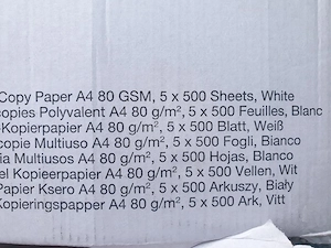 Amazon Druckerpapier  5 500 - 2500 Blätter  Bild 3