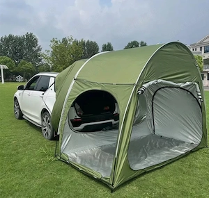 Camping Auto-Heckzelt mit Vordach, Kofferraum Erweiterung