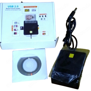 USB 2.0-Smartcard-Lesegerät für Bankkarten-IC ID, EMV-Kartenleser