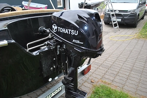 Motorboot Sloep Schaluppe Konsolenboot mit 15 PS Motor Bild 10
