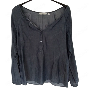 Graue Damenbluse