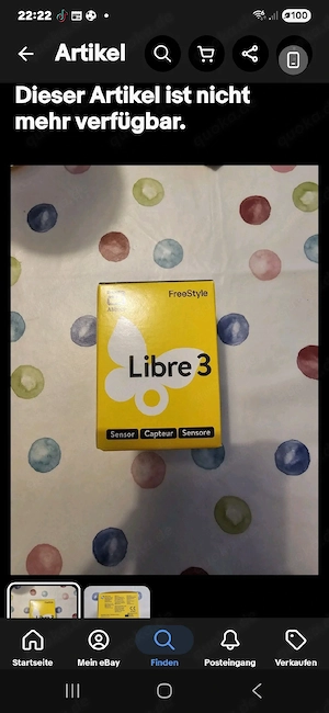 Freestyle libre 3  sensor