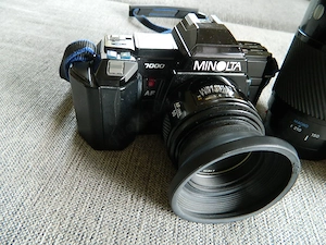 Kleinbild Fotokamera Minolta AF 7000 mit Zubehör 