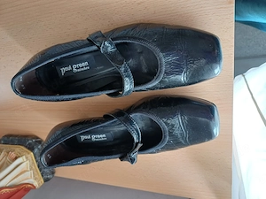 Festliche Halbschuhe Leder glanz 36 37