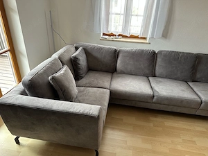 Ecksofa Grau