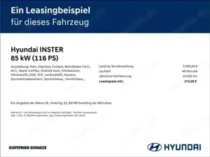 Hyundai Inster EV 49 kWh Effizienz-Paket Elektro 85 kW FWD Trend Bild 2