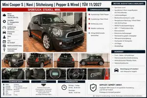 MINI Cooper S 1.6 COOPER S NAVI/SHZ/SPORTPAKET/TÜV 11/27