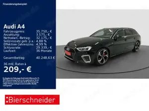 Audi A4 Av 40 TFSI qu 2x S-Line MATRIX NAVI CAM