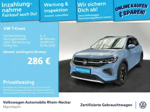 Volkswagen T-Cross 1.0 TSI R-Line DSG GAR2030 Navi PDC LED