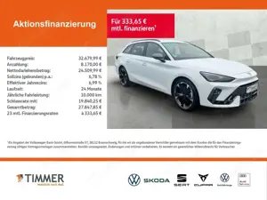 CUPRA Leon ST 2.0 TDI DSG +AHK +LED +ACC +RKAM +NAVI +SHZ +1