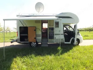 Fiat Ducato LAIKA ECO VIP VI, VOLLAUSGESTATTET,VOLL!,AHK,TV,Solar,WC,1-Hand,orig.60TKM,GAS+KD+TÜVneu
