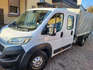 Fiat Ducato 35H DoKa 3-Seiten Kipper 7 Sitzer Pritsche+Plane
