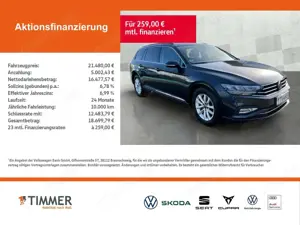 Volkswagen Passat Variant 2.0 TDI DSG BUSINESS +AHK +LED +ACC +RKAM +VIRTUA