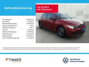 Volkswagen Golf VIII 1.5 TSI ACTIVE +LED +ACC +VIRTUAL +NAVI +SHZ