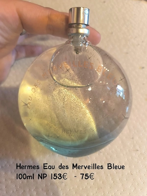 Hermes Eau des Merveilles Bleue 100ml