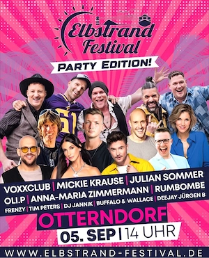 Elbstrand Festival Otterndorf 2 Kombi und 2 Womo Tickets