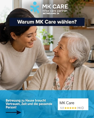 24-Stunden-Betreuung für Senioren - MK Care -Münster -Bielefeld - Dortmund - Essen -Köln -Düsseldorf