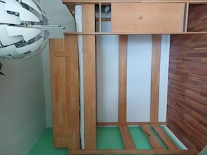 Taube Hochbett  Oliver  massiv Buche inkl. Zubehör+2 Lattenroste Bild 2