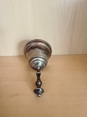 Dezente Handglocke mit "Hotel Waterloo" Prägung 10x5,5 cm groß Bild 5