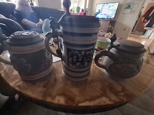 3 Bierkrüge 