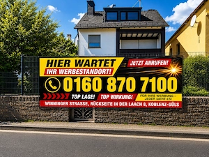 Bieten grandiose Werbefläche in Koblenz-Güls